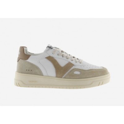 Zapatillas Victoria 257136 Seul efecto Piel & Serraje Beige