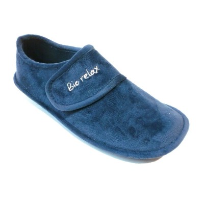 Zapatillas de casa Biorelax by Cosdam Velcro Marino