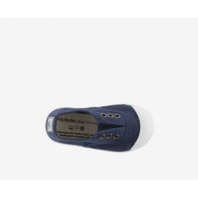 Inglesita elasticos empeine puntera goma Victoria 6627 Marino