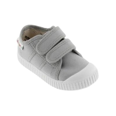 Basket Lona Velcro puntera goma Victoria 36606 Zinc Calzado Niños