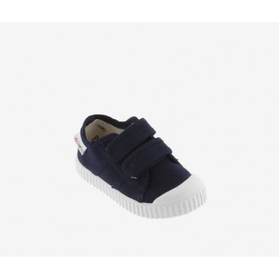 Basket Lona Velcro puntera goma Victoria 36606 Marino