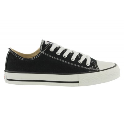 Zapatillas lona Basket Victoria 6550 Negro