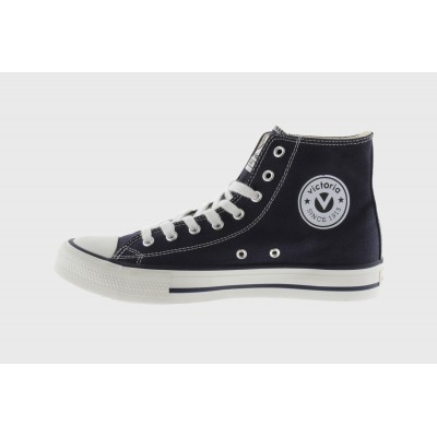 Zapatillas lona botin basket VICTORIA 6500 Marino