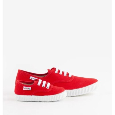 Zapatillas VICTORIA 6613 Inglesa Lona (20-29) Rojo