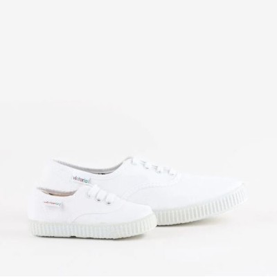 Zapatillas VICTORIA 6613 Inglesa Lona (20-29) Blanco