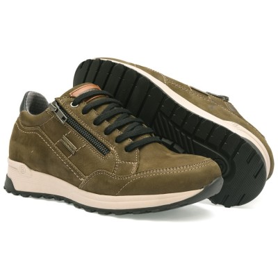 Zapatos Berchi 5185 piel hidrofugada cremallera lateral piso goma