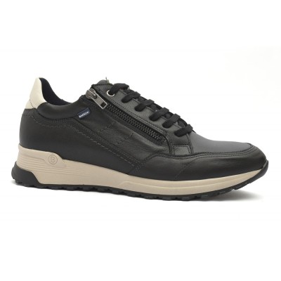 Zapatos Baerchi 1300 piel cremallera lateral Negro