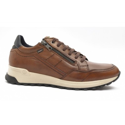 Zapatos Baerchi 1300 piel cremallera lateral Marron