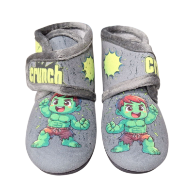 Zapatillas casa Muro 1810 abotinadas Hulk
