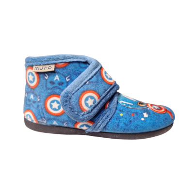 Zapatillas casa Muro 1807 abotinadas Capitan ajuste de velcro