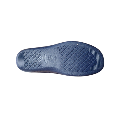 Zapatillas casa Casadona 020 Zico paño suave marino piso goma