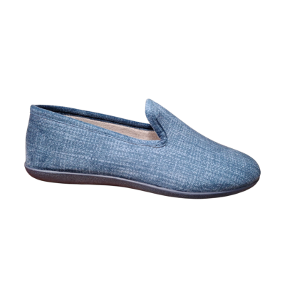 Zapatillas casa Casadona 020 Zico paño suave Marino