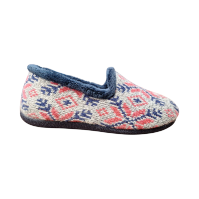 Zapatillas casa J´Ortega 2912 punto cerrada gris