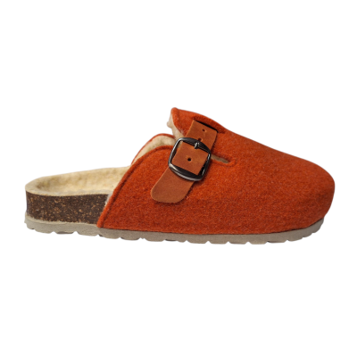 Zueco Artepelle 44310 Fieltro Hebilla Teja