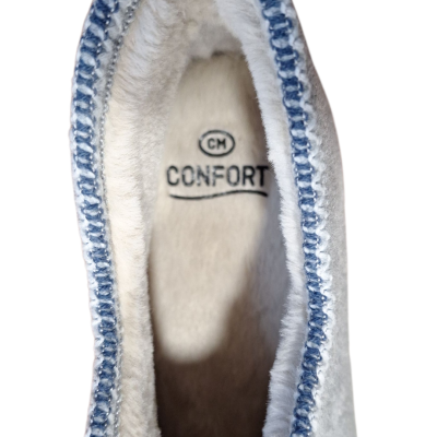Zapatillas casa CM Confort 50379 abotinada fieltro forro borreguito