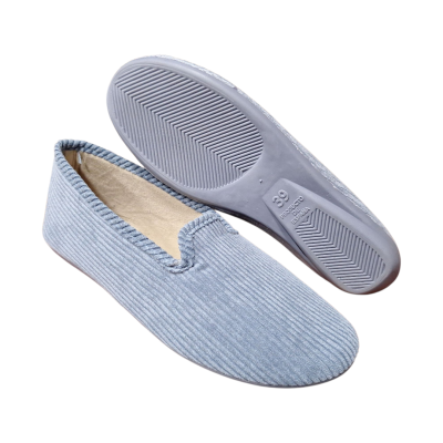 Zapatillas casa Norteñas 19-980 pana Jeans piso goma
