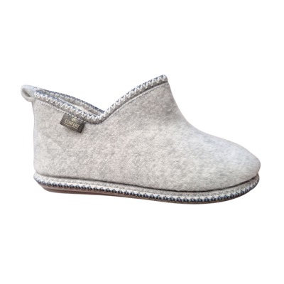 Zapatillas casa CM Confort 50371 abotinada fieltro Gris