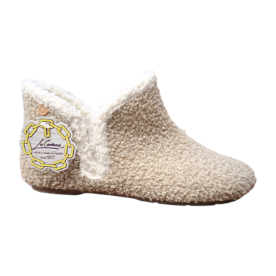 Zapatillas casa La Cadena 12105 abotinada lana