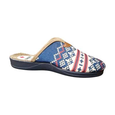 Zapatillas casa Comodos 84024 paño estampado