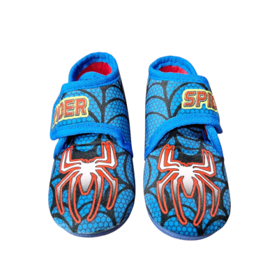 Zapatillas casa Alcalde 12020 abotinadas Spider Azul