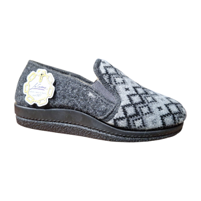 Zapatillas casa La Cadena 76545 cerrada punto rombos