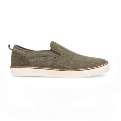 Zapatillas casual hombre Hoyuelos kaki
