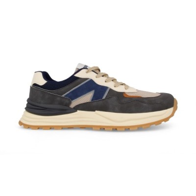 Zapatillas casual para hombre Pedralba gris-beige
