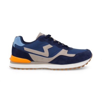 Zapatillas casual para hombre Requena azul marino