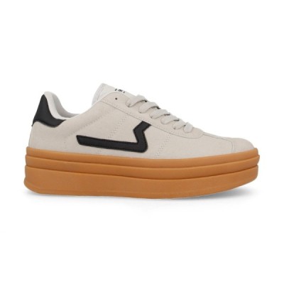 Zapatillas casual para mujer Cotes beige