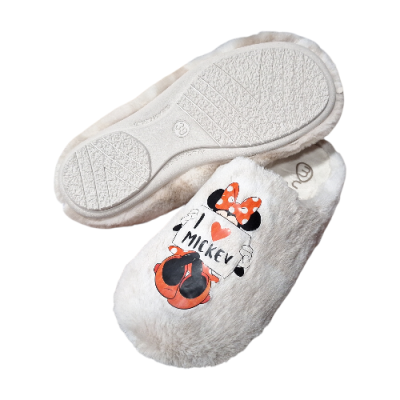 Zapatillas Muro 2718 Minnie y Mickey piso goma