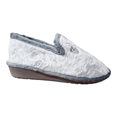 Zapatillas cuña Niagara Gomus 4304 Silenciosas terciopelo Gris