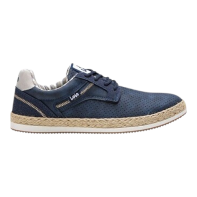 Zapatillas lona Lois 61409 cordones Marino