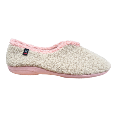 Zapatillas casa Muyter 371 Lana Pico Beige