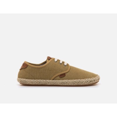 Alpargata Mustang 84844 Barefoot cordón Beige