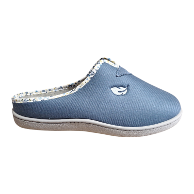 Zapatillas casa PlumaFlex 12360 Tela Pico Jeans