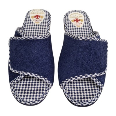 Zapatillas Alcalde 2032 velcro anchas Marino