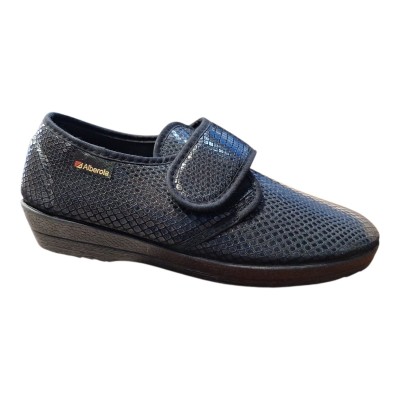 Zapatillas casa Alberola 49902 Ancho Especial Velcro