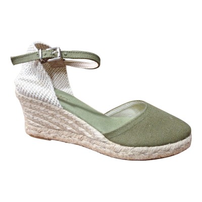 Alpargata cuña Picon 2781 Pulsera Kaki