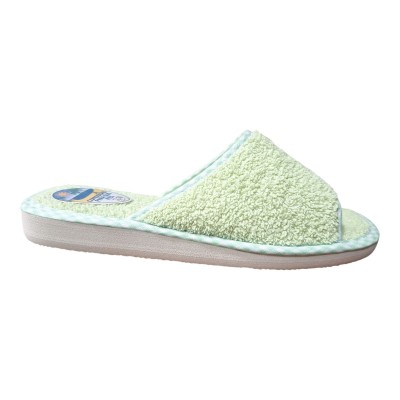Zapatillas casa Moda España V1235 rizo abierta Verde