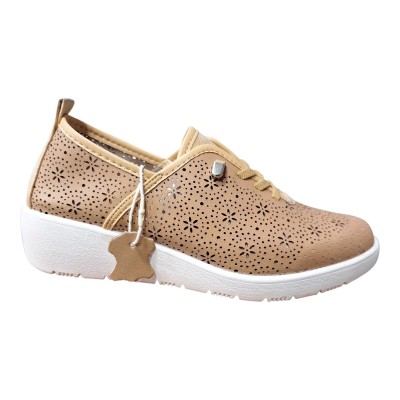 Deportivas Tamicus H4 cuña cordón elástico Cuero