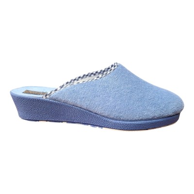 Zapatillas casa cuña Huran 52/6100 Rizo Aguamar