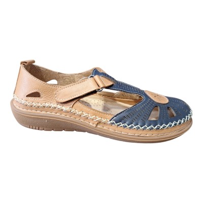 Sandalias 48H 613502/29 piel Roseton Marino