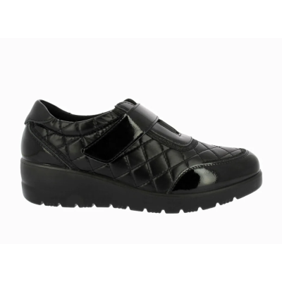 Zapato Dr. Cutillas 45414 Guateado Velcro Negro