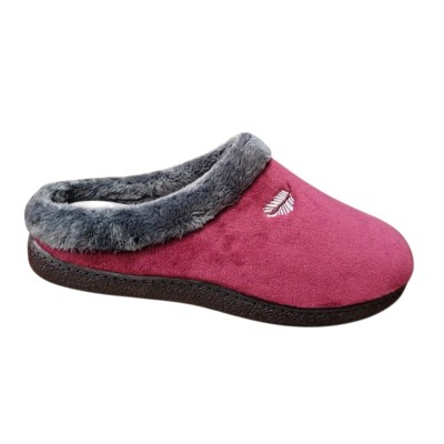 Zapatillas casa Ecoflex 12013 descalza Burdeos