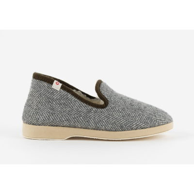 Zapatillas casa Victoria 2020113 Espiga forro lana Gris