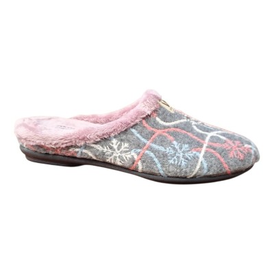 Zapatillas casa Vulca Bicha 4312 Paño Copo Descalza Gris