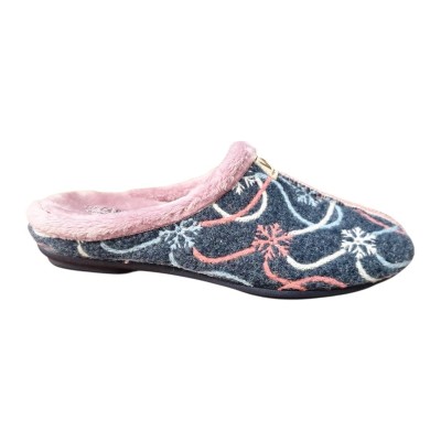 Zapatillas casa Vulca Bicha 4312 Paño Copo Descalza Marino