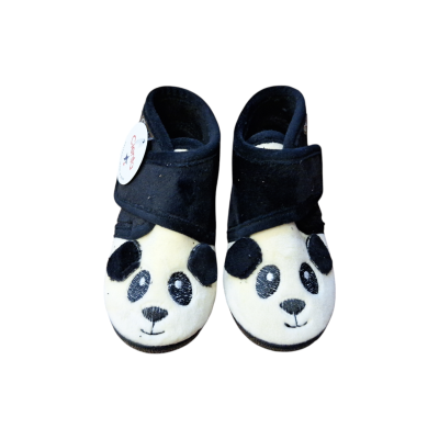Zapatillas animalitos botita velcro Cienta 133026 Panda