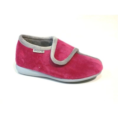 Zapatillas de casa para niños  Muro Velcro Tercio Fucsia