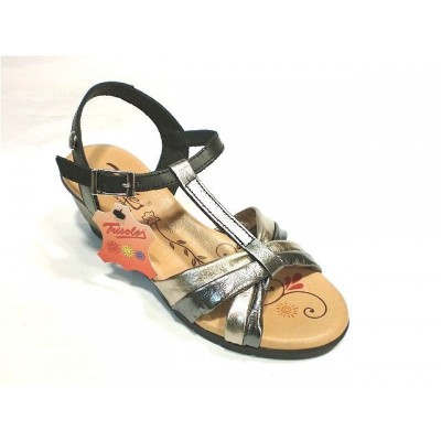 Sandalia para mujer piel con cuña Trisoles 768 Sandalia para mujer piel con cuña Trisoles 768